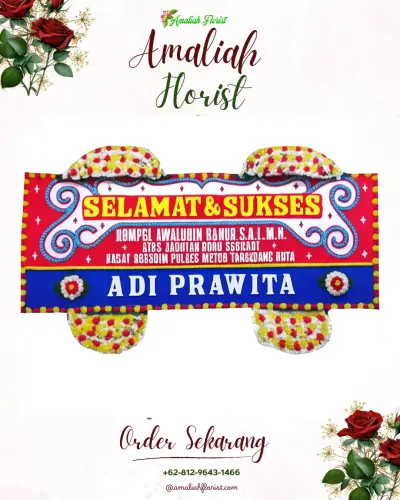 Karangan Bunga Ucapan Selamat di Cilember