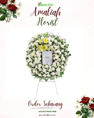 Krans Bunga Duka Cita di Cilember